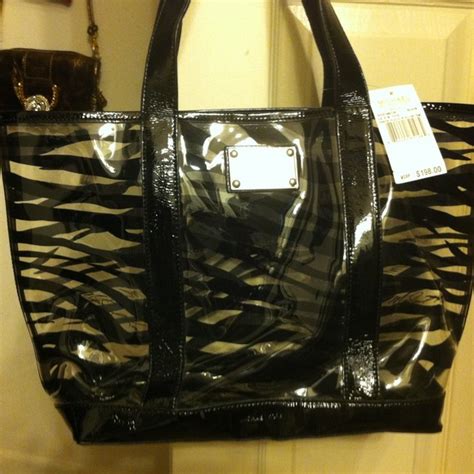 michael kors water resistant purse|Michael Kors see through bag.